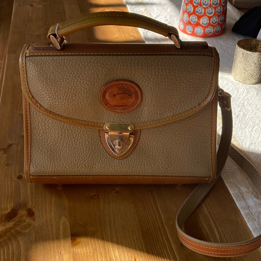 Vintage Dooney and Bourke Crossbody Leather Purse